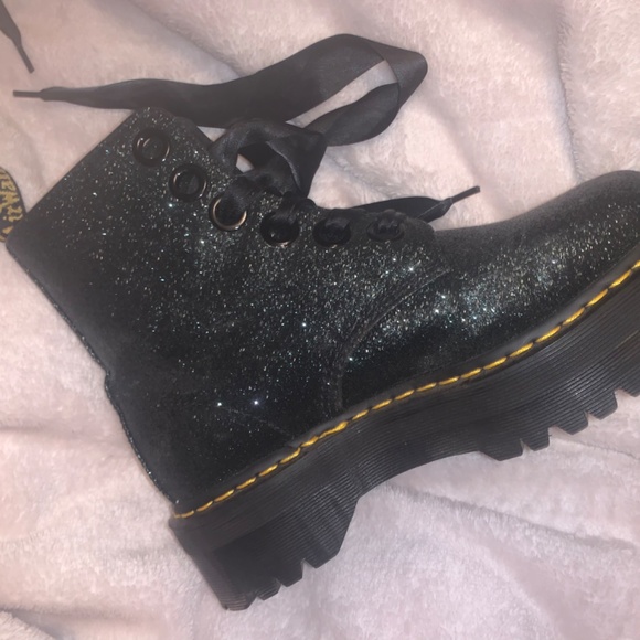 Dr. Martens molly glitter platform boots - Picture 5 of 10